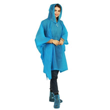 Load image into Gallery viewer, Reusable Raincoat Poncho Drykicks
